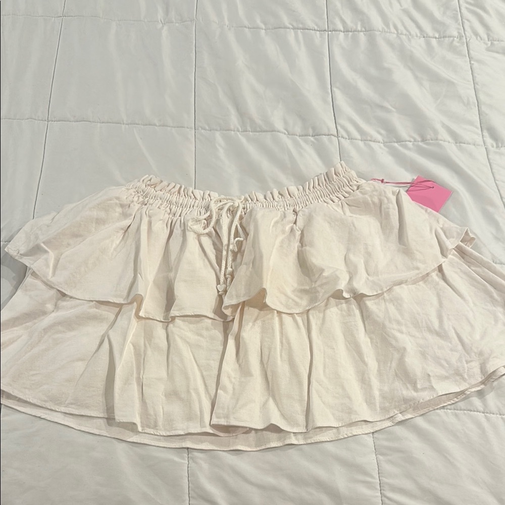 Stoney Clover X Target Cream Ruffle Skirt